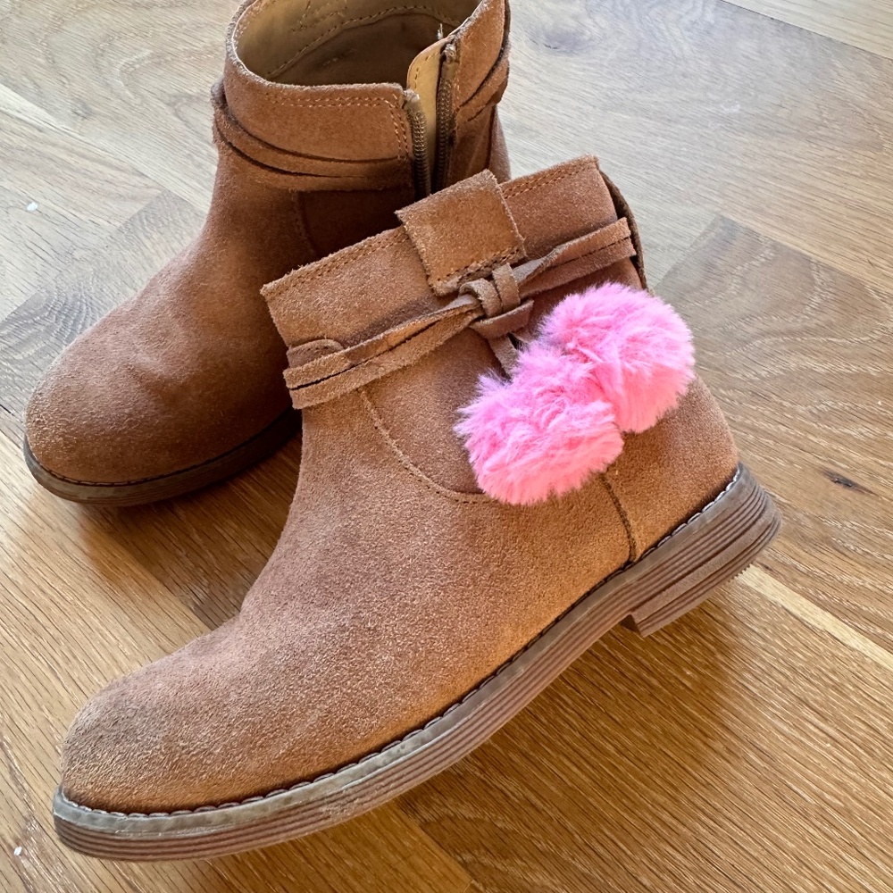 Girls Hannah Andersson Leather Boots